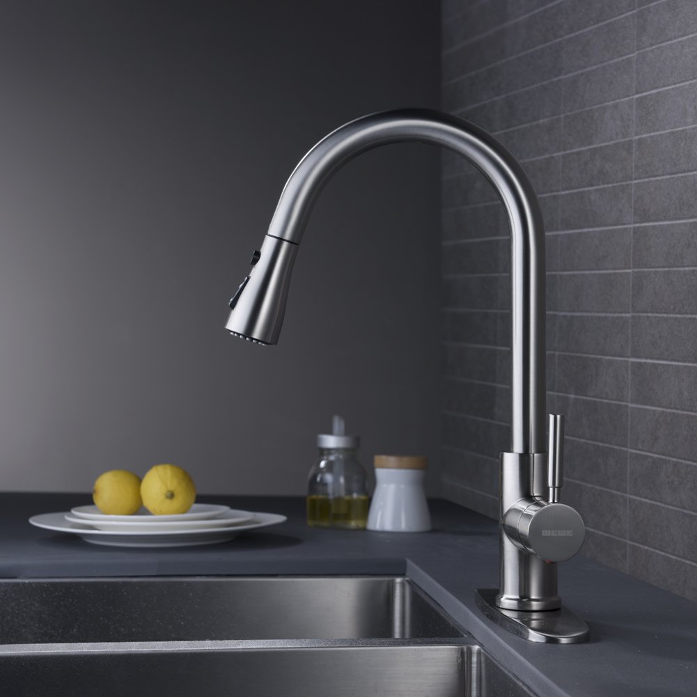 stainless steel kitchen sink faucet