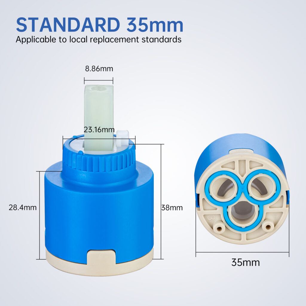 Replacement Faucet Cartridge, 35mm Ceramic Cartridge for WEWE Single